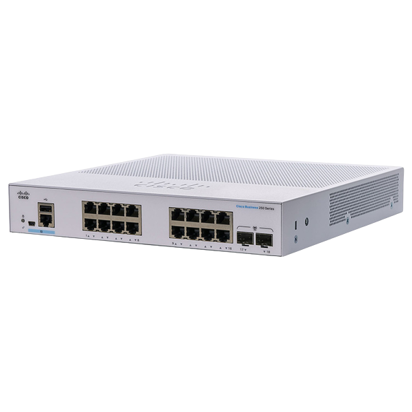 Switch Cisco CBS250-16T-2G-EU Layer 2, Managed Switch
