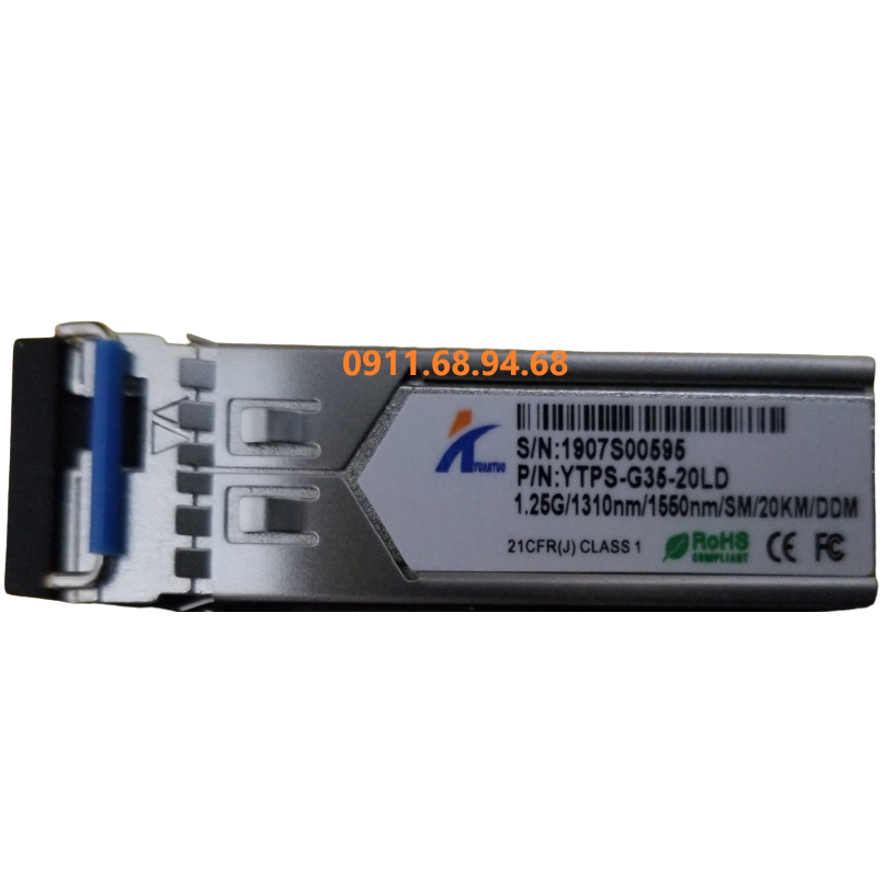 Module quang 1.25G Single Mode YTPS-G35-20LD (1 sợi quang A)