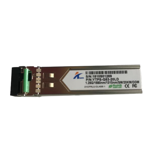 Module quang SFP 1.25G Single Mode YTPS-G53-20LD (1 sợi quang B)