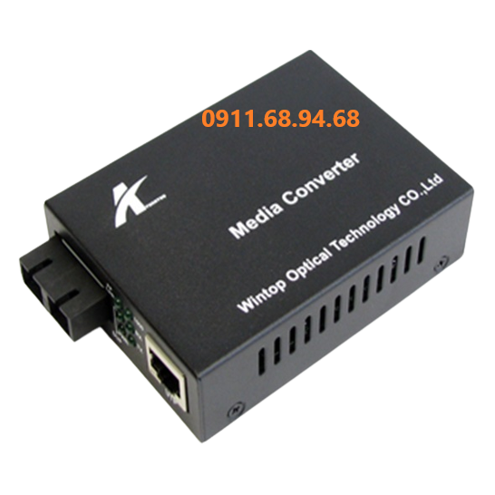 Bộ chuyển đổi quang điện Gigabit WINTOP YT-8110GSA-11-20-AS, 2 sợi quang