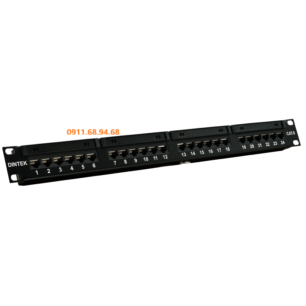 Patch Panel DinTek Cat.6UTP 24P (1402-04011)