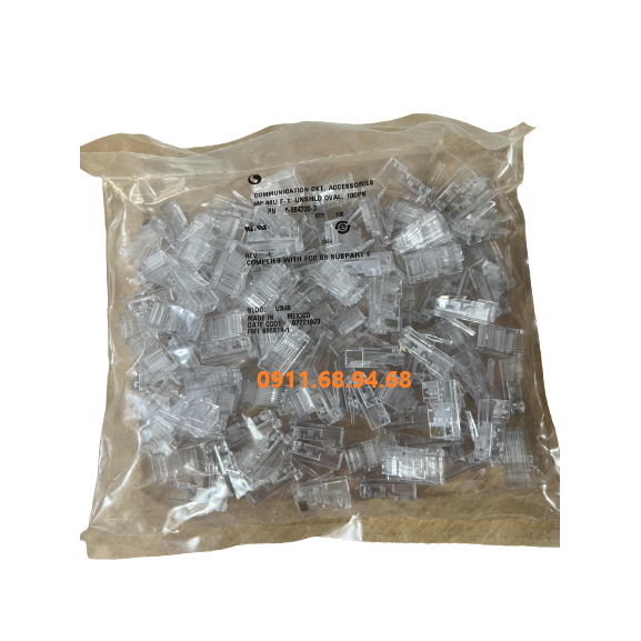 Đầu bấm mạng Cat5 Commscope P/N: 5-554720-3