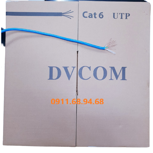 DVCOM Cáp mạng Cat.6UTP - Đồng nguyên chất